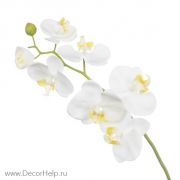 орхидея фаленопсис белая, искусственные цветы для свадебного декора