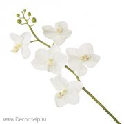 орхидея фаленопсис белая, искусственные цветы для свадебного декора