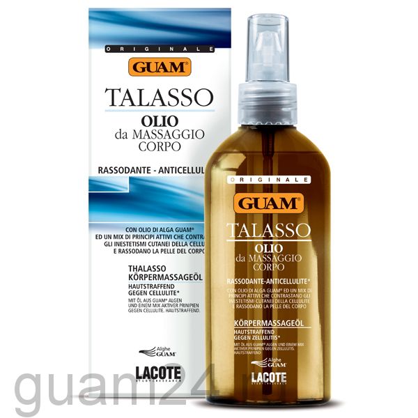 GUAM Масло для тела массажное подтягивающее антицеллюлитное Talasso, 200 мл код (0156)