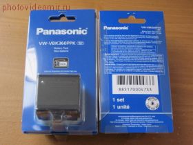 Аккумулятор VW-VBK360 Panasonic