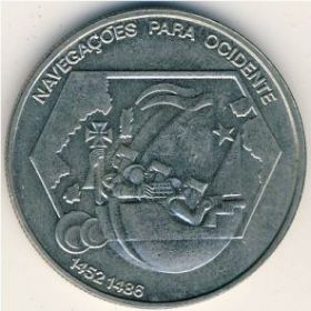 Открытие средств навигации(1452-1486) 200 эскудо Португалия 1991