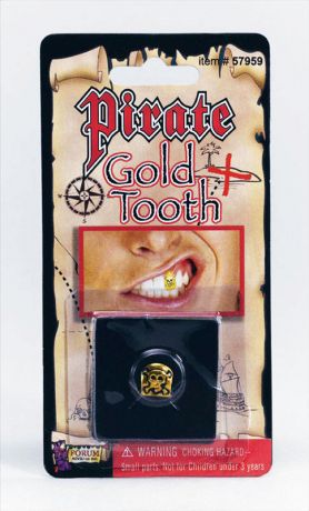 Зуб Пирата золотой