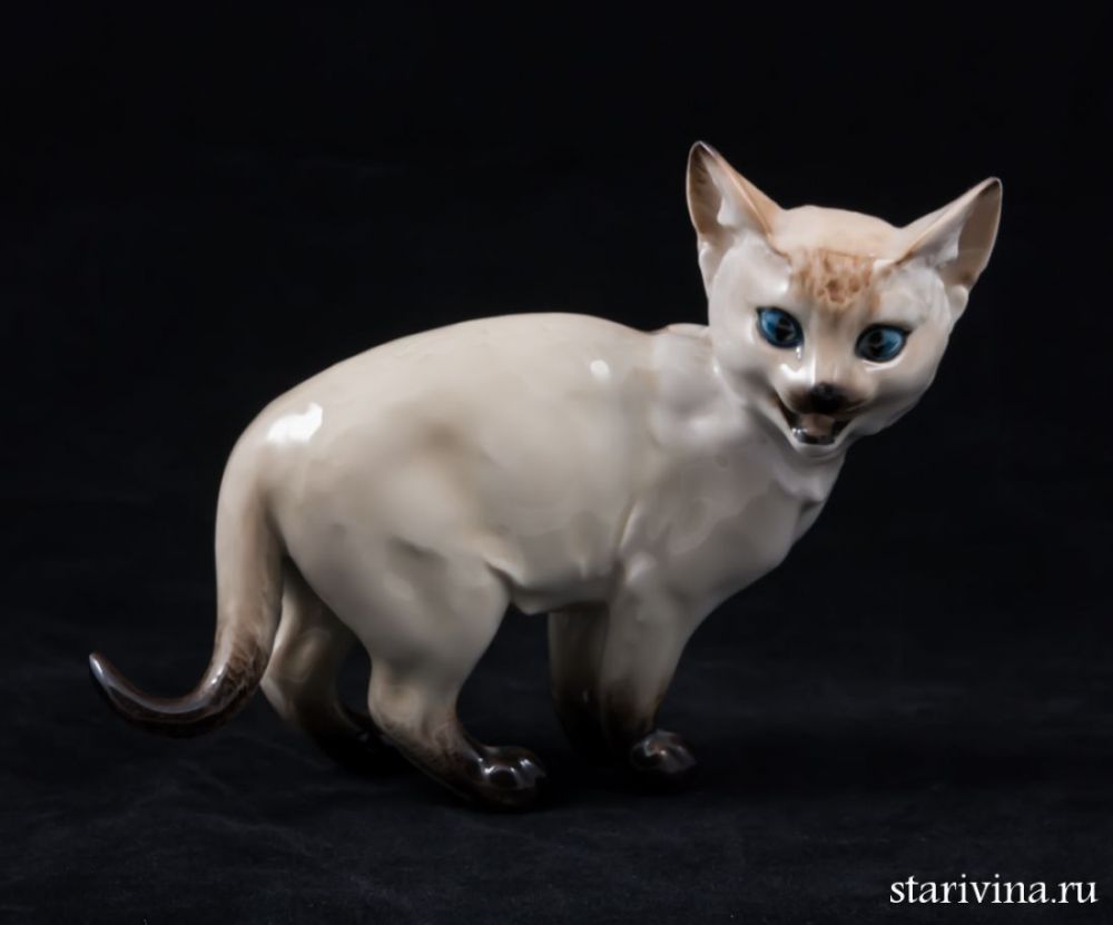 фарфоровые статуэтки кошек любых размеров