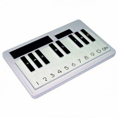 Калькулятор Пианино (белый)