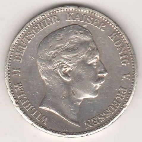 5 марок 1907 г. Германия
