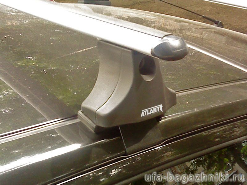 Багажник на крышу Nissan Note, Атлант, аэродинамические дуги