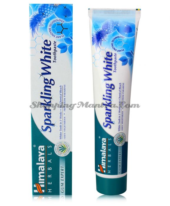 Натуральная отбеливающая зубная паста Хималая / Himalaya Sparkling White Toothpaste