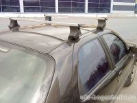 Багажник на крышу Fiat Albea, Атлант, прямоугольные дуги