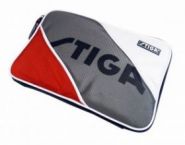 Чехол прямоугольный на 2 ракетки Stiga Tournament Maxi (красно-серо-белый)