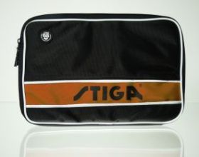 Чехол прямоугольный на 2 ракетку Stiga  Style Maxi (черно-оранжевый)