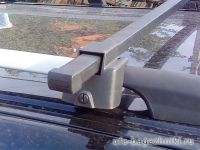 Багажник (поперечины) на рейлинги на Ладу Приору, Атлант, стальные дуги