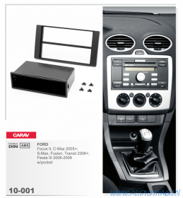 Carav 10-001 (2/1-DIN FORD Focus II / C-Max 2005+; S-Max / Fusion / Transit 2006+; Fiesta III 2006-2008)