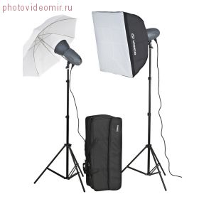Visico VL PLUS 200 Soft box/umbrella kit Комплект студийного оборудования