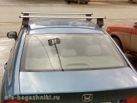 Багажник на крышу Honda Civic, Атлант, аэродинамические дуги