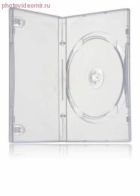 Коробка (футляр) DVD Box 9 мм для 1 диска, прозрачный (clear), 10 шт.