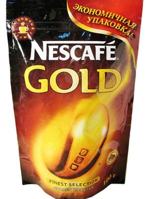 Кофе растворимый Nescafe Gold, пакет, 150 г.