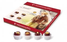 Конфеты Комильфо, шоколадное ассорти с фруктовыми и ореховыми начинками, 464 г.