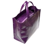 Фиолетовая итальянская сумка