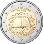 50 лет подписания Римского договора 2 евро Франция 2007