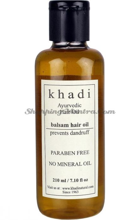 Аюрведическое масло-бальзам против перхоти Кхади без парабенов и минеральных масел / Khadi Natural Balsam Hair Oil