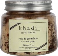 Khadi Rose Geranium Bath Salt