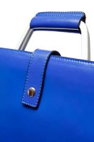 Синяя сумка-планшет