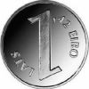Введение евро(монета паритета) 1 лат Латвия 2013