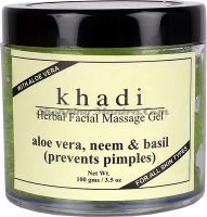 Khadi Herbal Aloevera,Neem & basil Facial massage Gel