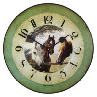 Часы с изображением лошади