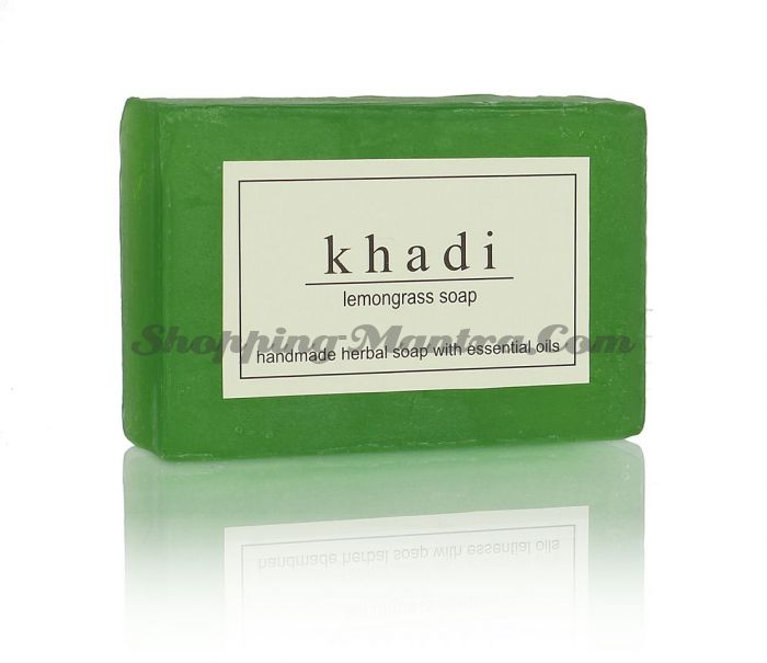Мыло с натуральными эфирными маслами Лимонная трава (2шт.)(Khadi Lemongrass Soap)