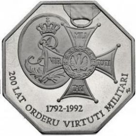 200 лет учреждения Ордена воинской доблести 50 000 злотых 1992