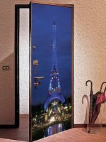 Наклейка на дверь - Paris | магазин Интерьерные наклейки