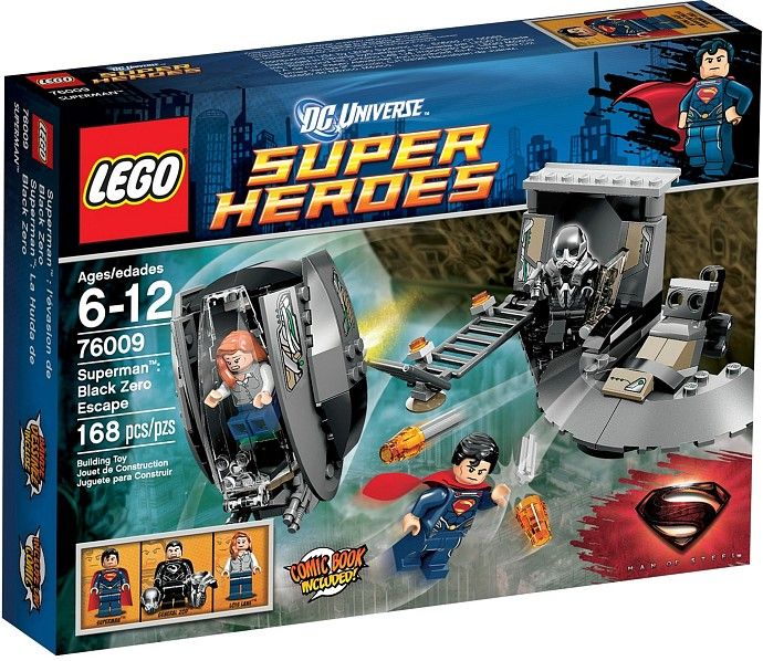 76009 Супермен: Побег Блэк Зеро Конструктор ЛЕГО Супергерои