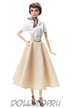 Коллекционная кукла Барби "Одри Хепберн в "Римских каникулах" (Audrey Hepburn in Roman Holiday),  Pink Label Barbie, Mattel (X8260)