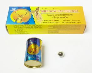Золотой олень - SHEN RONG SAN SHEN BAO - в коробке - 5 банок по 10 шт * 6г