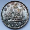 Парусник 1 доллар Канада 1949 серебро Пруф