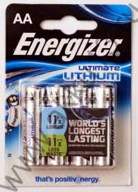 Energizer Ultimate Lithium 1,5В (AA, LR6, L91)