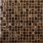 SE02 коричневый (сетка). Мозаика серия GOLDEN, вид МОНОКОЛОР,  размер, мм: 327*327 (NS Mosaic)
