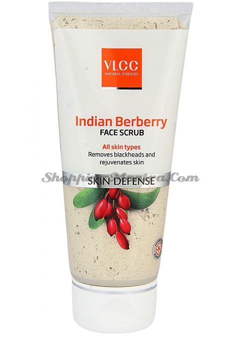 Защитный скраб для лица с индийским барбарисом VLCC Indian Berberry Face Scrub