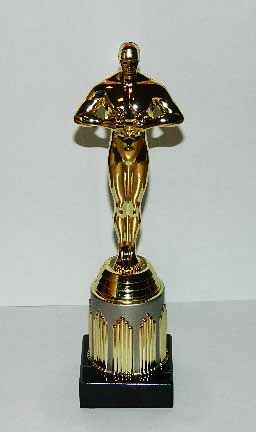 Оскар на золотой подставке (22 см.)