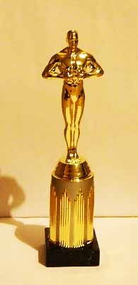 Оскар на золотой подставке (25 см.)