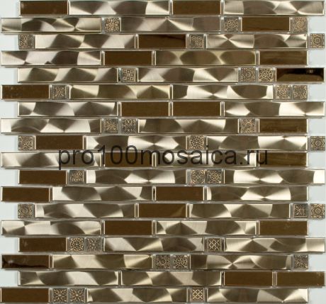 MS-609 металл  керамика. Мозаика серия METAL, размер, мм: 305*298 (NS Mosaic)