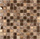 S-816 стекло камень метал. Мозаика серия EXCLUSIVE, вид MIX (СМЕСИ),  размер, мм: 298*298 (NS Mosaic)