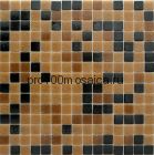 MIX8 черно-коричневый (бумага)  . Мозаика серия ECONOM , вид MIX (СМЕСИ),  размер, мм: 327*327 (NS Mosaic)