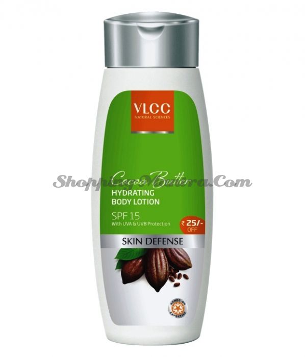 Увлажняющий лосьон для тела Масло Какао SPF15 VLCC Cocoa Butter Hydrating Body Lotion