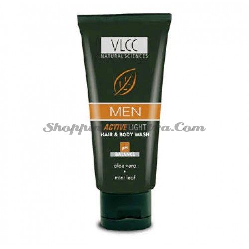 Очищающий гель для волос и тела VLCC для мужчин (VLCC Men Active Light Hair & Body Wash)