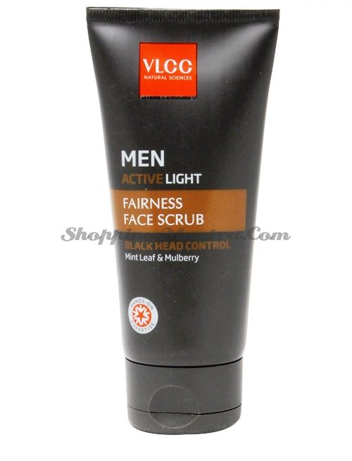 Очищающий скраб для мужчин VLCC Men Active Light Face Scrub