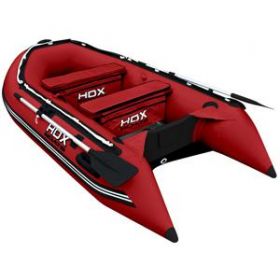 Лодка HDX надувная, модель OXYGEN 280 AL, цвет красный