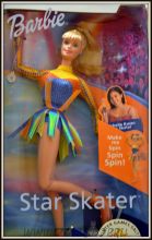 Коллекционная кукла Барби Фигуристка, Олимпиада 2002,  - Star Skater Barbie doll