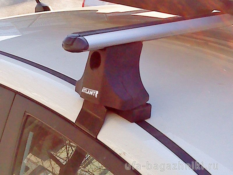 Багажник на крышу Kia Cerato TD 2009-2013, Атлант, аэродинамические дуги